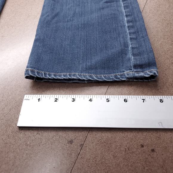 AG Protege Straight Leg Jeans Mens 32x32 Blue Med Wash Classic Casual Denim - Picture 8 of 12